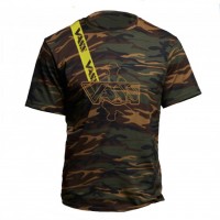 Vass Embroidered Camouflage T-Shirt inc. Yellow strap